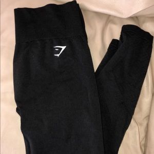 GYMSHARK BLACK VITAL SEAMLESS LEGGINGS!